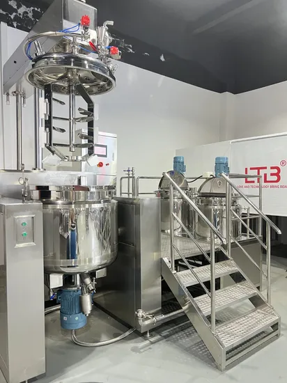 LTB Machinery Cosmetic Cream Making Processing Tomato Paste Ketchup Homogenizer Mixer Mixing Toothpaste Ointment Mayonnaise Vacuum Emulsifying Machine 
