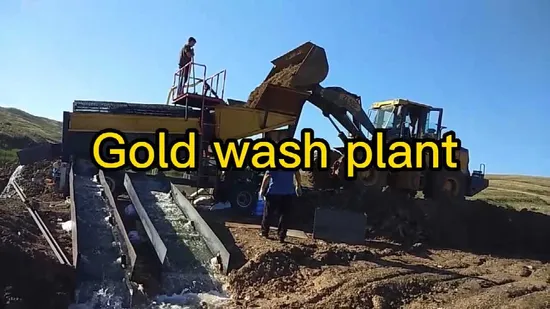 Alluvial Gold Recovery Extraction Refining Panning Mining Equipment for Gold Mining Washing 