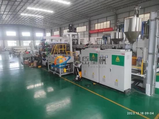 Wide PP PE Sheet Thick Board Extrusion Production Line 