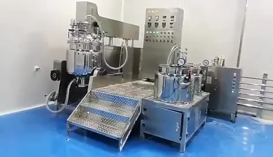 Skin Care Emulsifying Machine Vacuum Emulsifying Mixer Cream Lotion Vacuum Emulsifying Mixer 