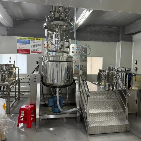 Facial Liquid Body Lotion Cream Ointment Hand Sanitizer Gel Wax Oil Mayonnaise Sauce Food Vacuum Emulsifying Mixing Cosmetic Homogenizing Blender Mixer Machine 