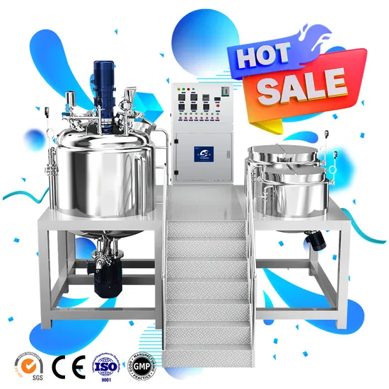 Advanced Vacuum Emulsifying Mixer Machine for Cosmetic Production 