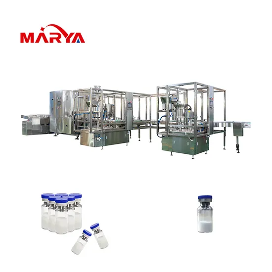 Marya Fully Automatic Vial Powder Filling Capping Machine GMP Compliant 0.1g Accuracy 