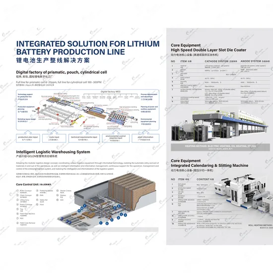 Gelon 18650 21700 Battery Making Machine and Battery Cell Production Line 